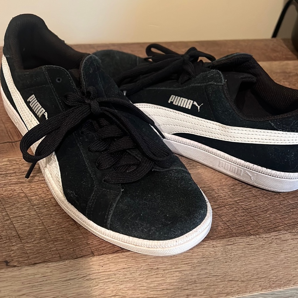 Puma Black Sneakers Size 8